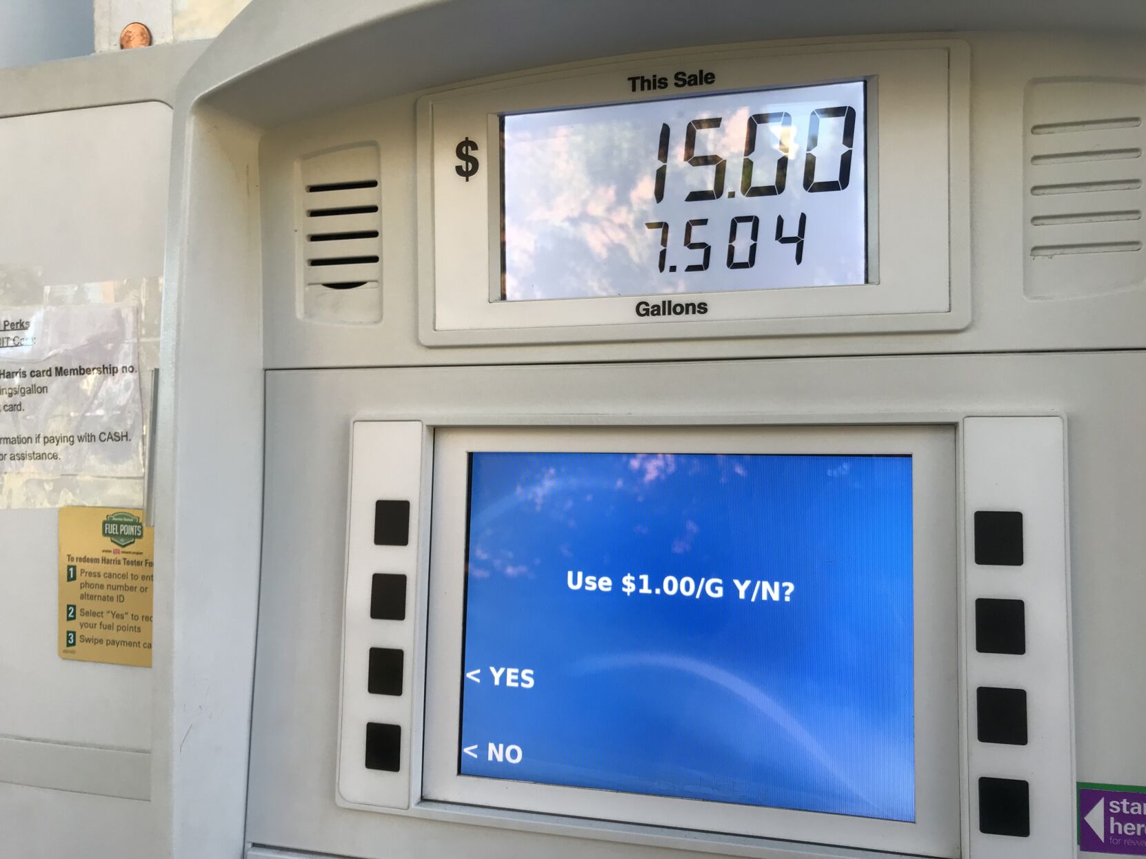 harris teeter fuel points